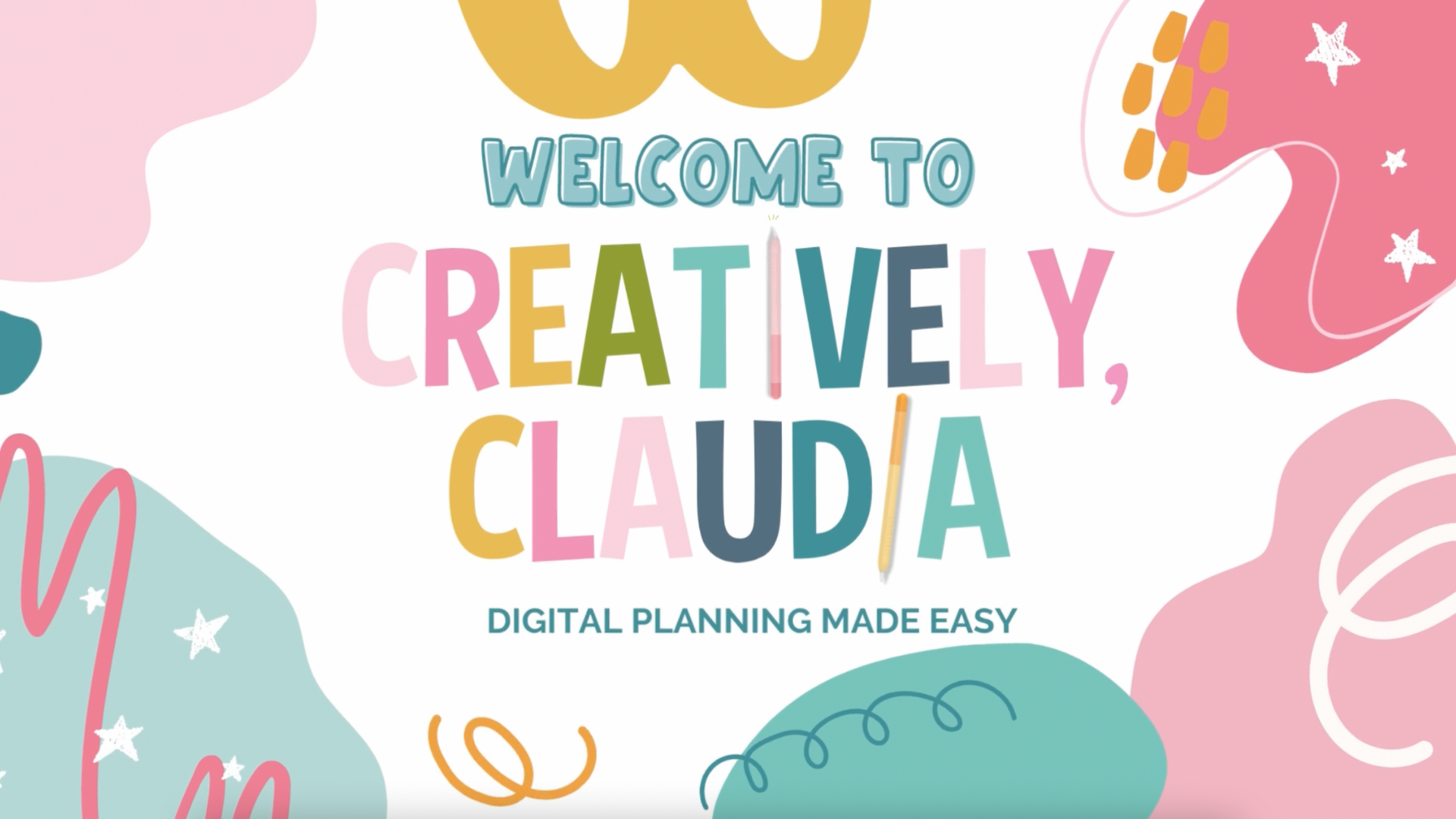 How to Make a Vision Board on iPad - Creatively Claudia